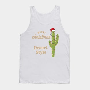 Merry Christmas Cactus Tank Top